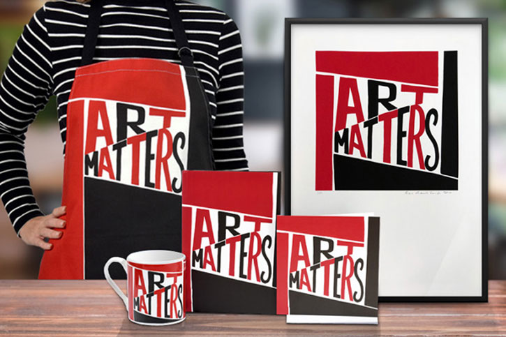 The Art Matters range is based on a design by Bob and Roberta Smith