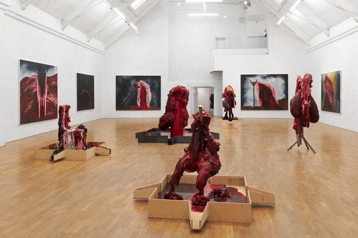 Installation view at Modern Art, Oxford