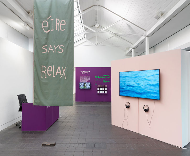 Installation view of 'Jerwood Collaborate!'