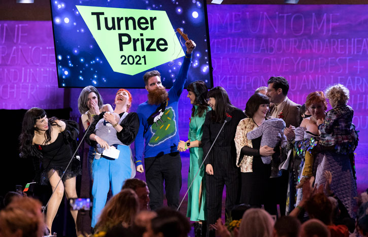 Array Collective at the Turner Prize Awards 2021