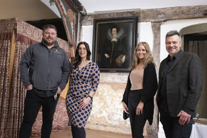 'Portrait of a Lady in Court Dress' is returned to Ordsal Hall