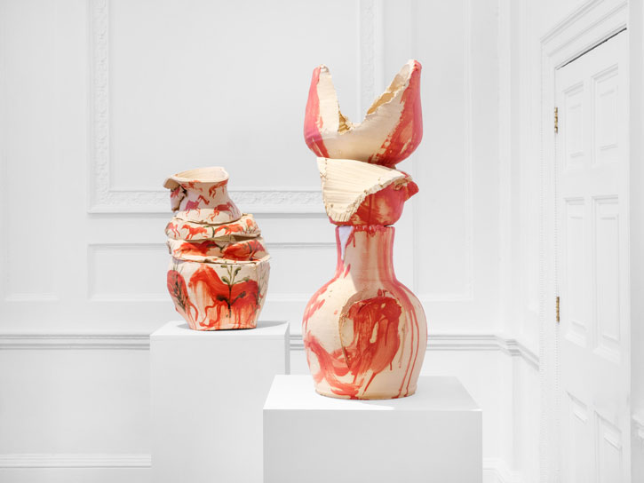 Installation view of 'Miquel Barceló: Ceramics' at Thaddaeus Ropac