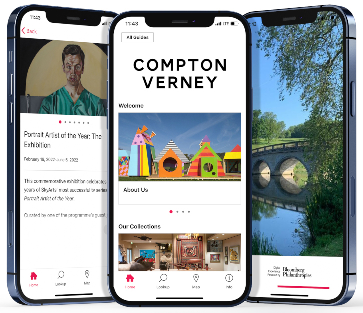 The Compton Verney guide on the Bloomberg Connects app