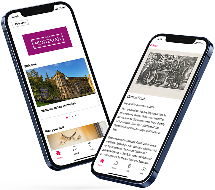The Hunterian guide on the Bloomberg Connects app