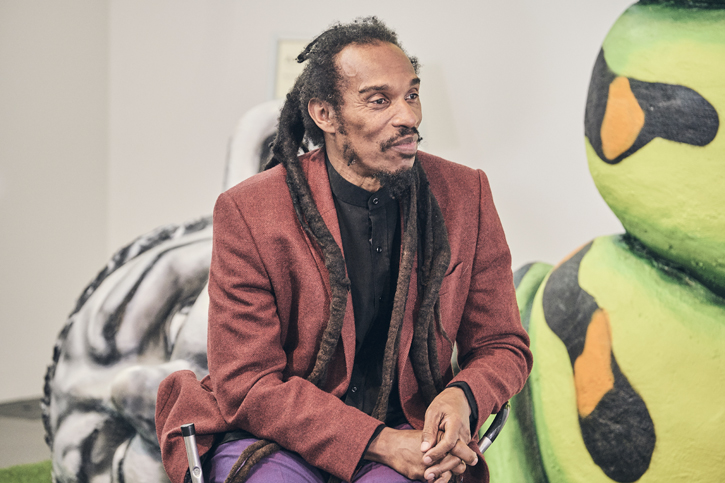 Guest judge Benjamin Zephaniah