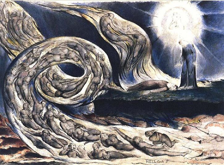 1824–1827, pen, ink & watercolor on paper by William Blake (1757–1827)