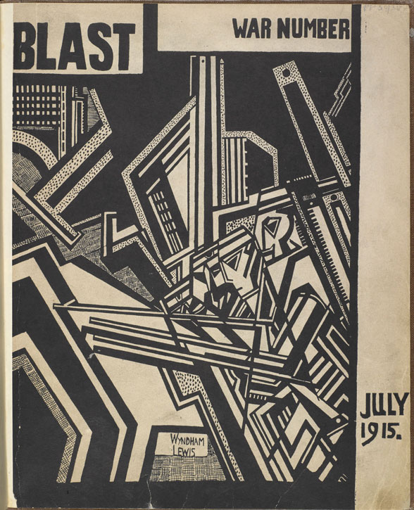 The cover of 'BLAST', July 1915