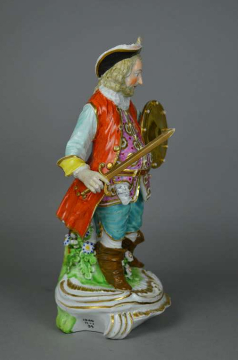 c.1775–1785, painted and gilded porcelain figure by the Derby Porcelain Factory