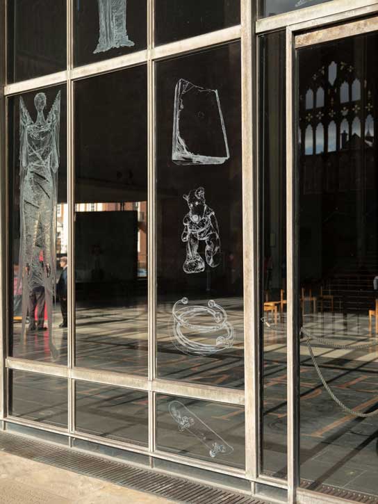 'Broken Angel' at Coventry Cathedral, 2022
