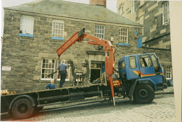 Presses being delivered at Union Street