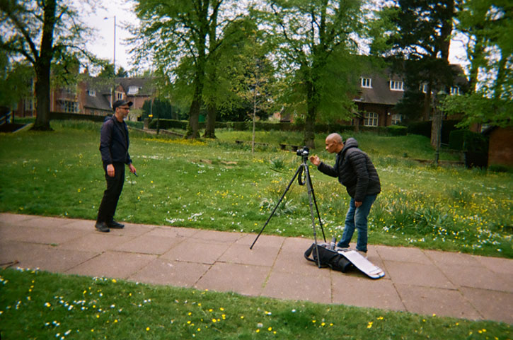 Documentation of the making of 'Assisted Self-Portrait of Kevin Spachier'
