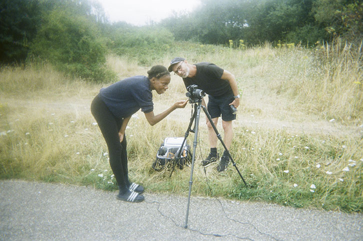 Documentation of the making of 'Assisted Self-Portrait of Sahai Dejonge'