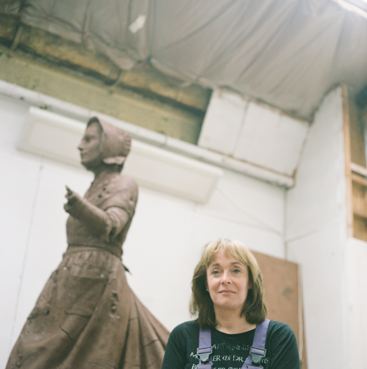 Denise Dutton in her studio