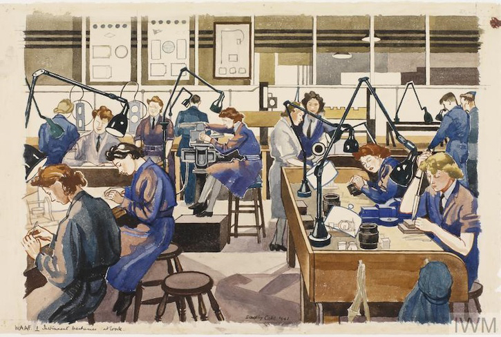 WAAF Instrument Mechanics at Work