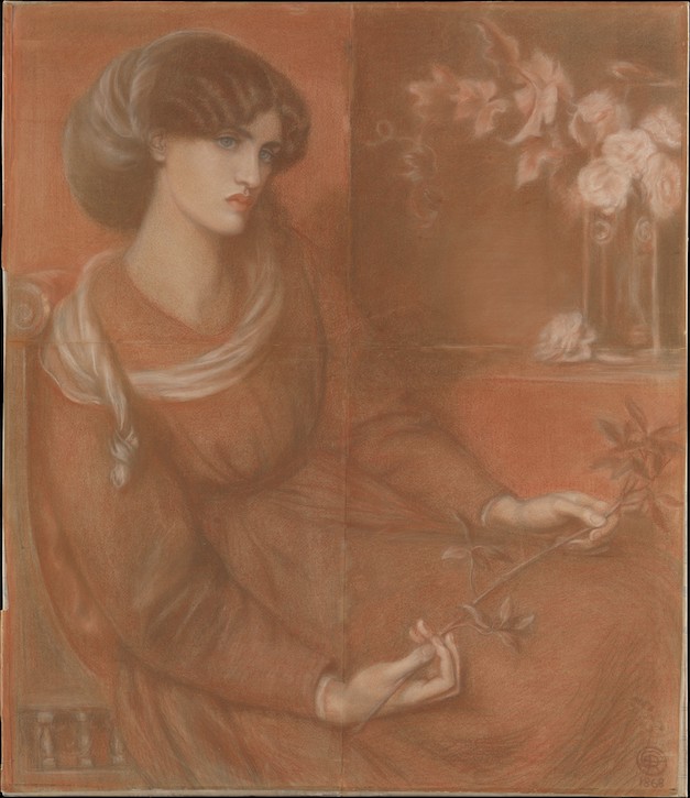Jane Morris: Study for 'Mariana'