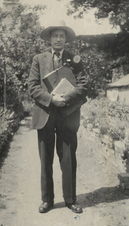 1922, vintage snapshot print by Lady Ottoline Morrell (1873–1938)