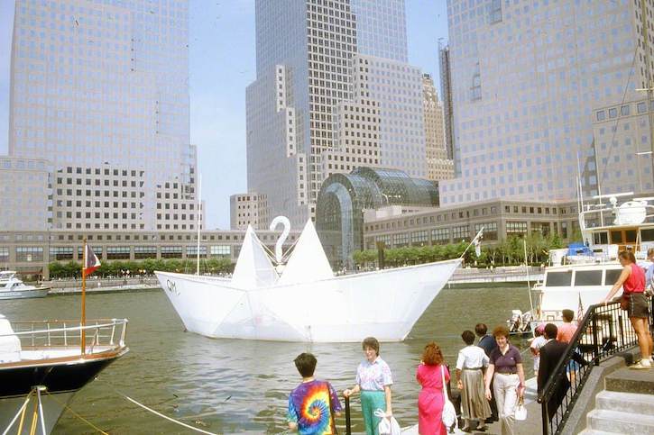 'The Paper Boat' by George Ralston Wyllie (1921–2012) in New York