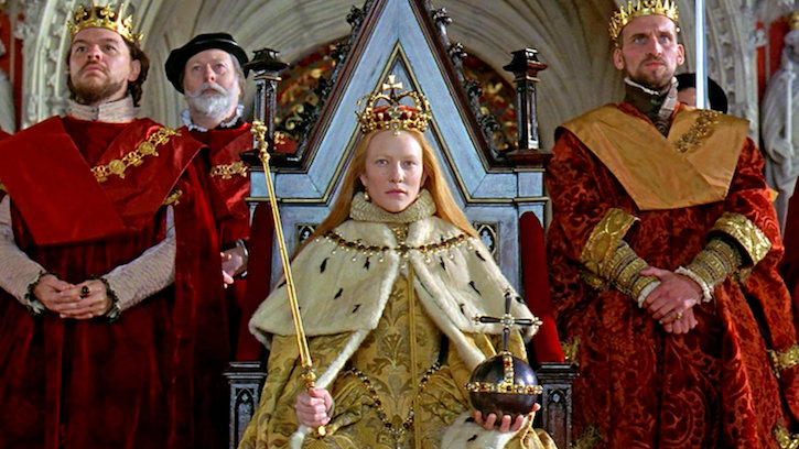 Still of Cate Blanchett as Elizabeth I in 'Elizabeth' (1998)