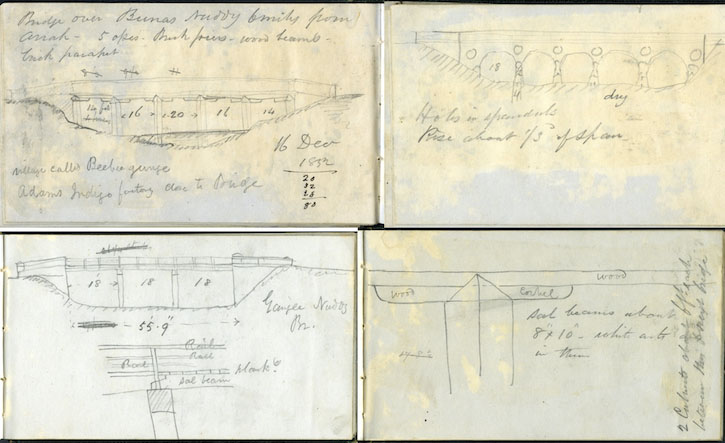 Selected pages from George Turnbull's notebooks, 1851–1855