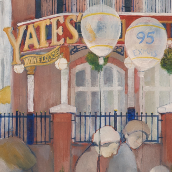 1995, oil on board by Eric Tucker (1932–2018)