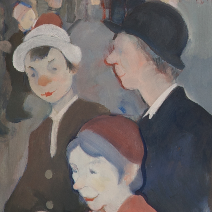 1995, oil on board by Eric Tucker (1932–2018)
