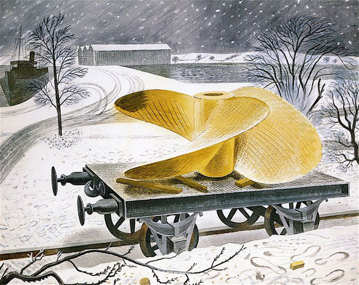1940, watercolour over graphite on paper by Eric Ravilious (1903–1942)