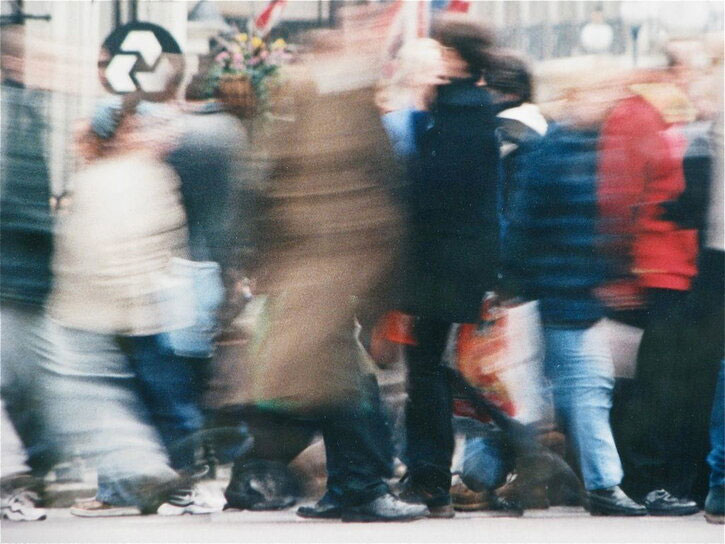 Shoppers in the West End of London