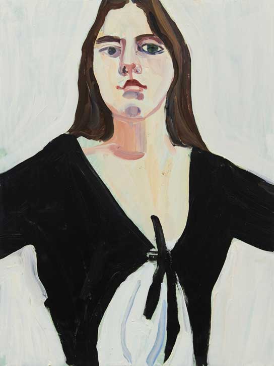 2020, oil on board by Chantal Joffe (b.1969)