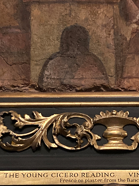 The Young Cicero Reading (detail)