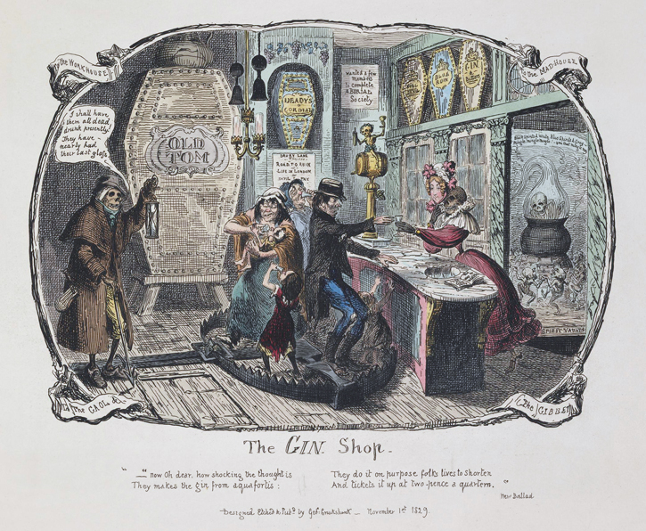 1829, etching by George Cruikshank (1792–1878)