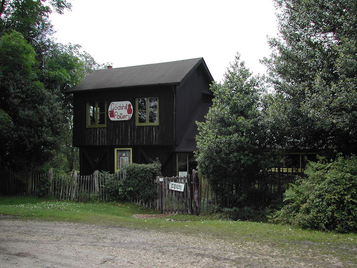 Godshill Pottery on The Ridge, Godshill, New Forest in its heyday (currently closed)