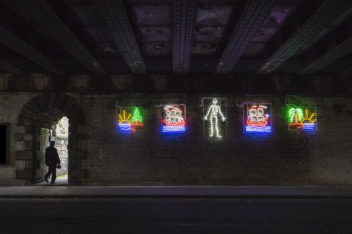 2016, installation for the Edinburgh Art Festival by Graham Fagen (b.1966)