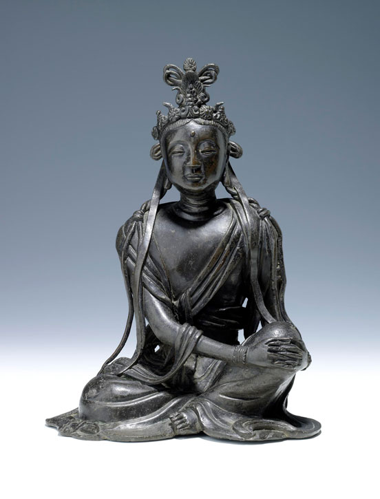 Bronze seated figure of the Bodhisattva Guanyin