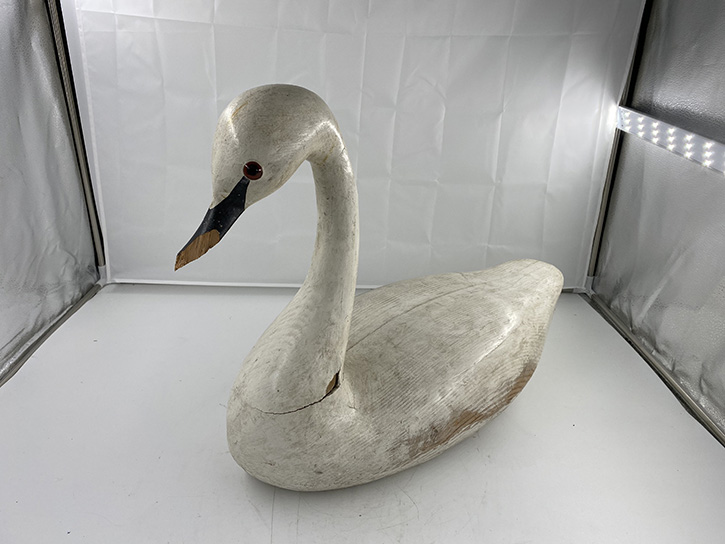 The Guy Taplin swan before restoration