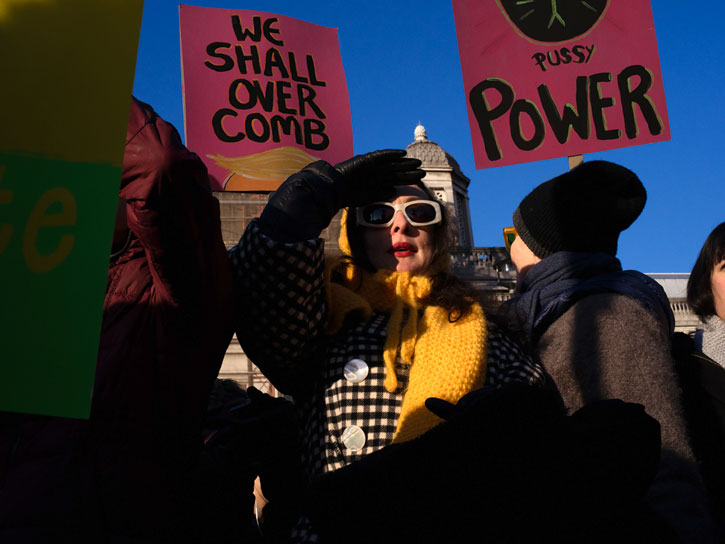 'Pussy power', Women's March, London