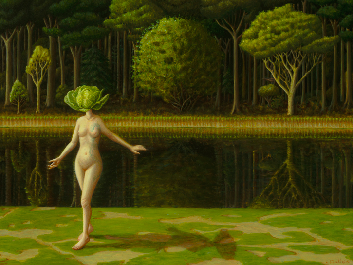 2025, oil on panel by Helen Flockhart (b.1963)