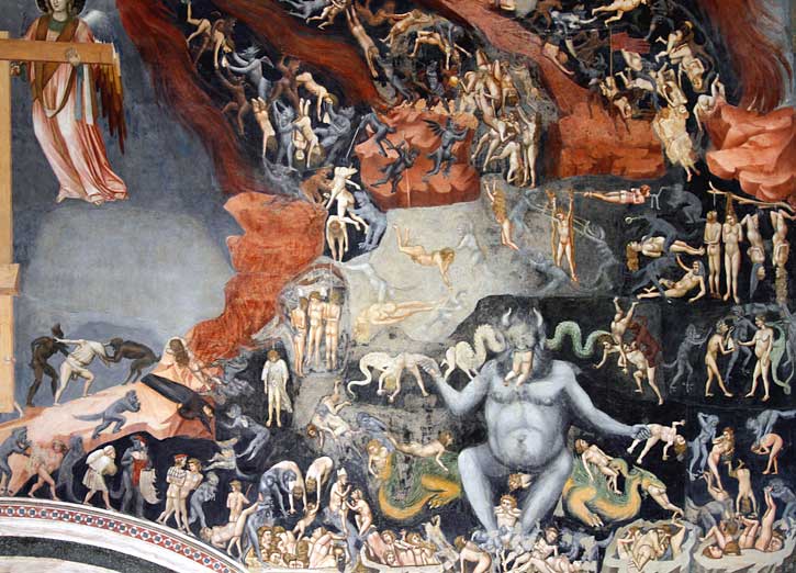 medieval heaven and hell painting