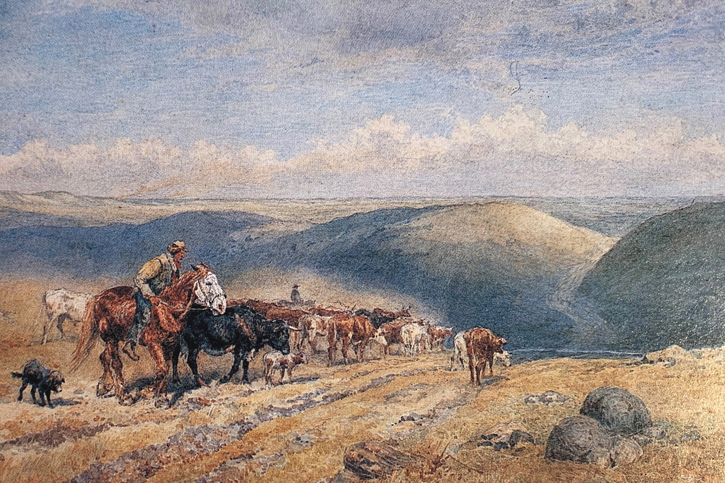 1890, watercolour on paper by Sidney Goodwin (1867–1944). Private collection