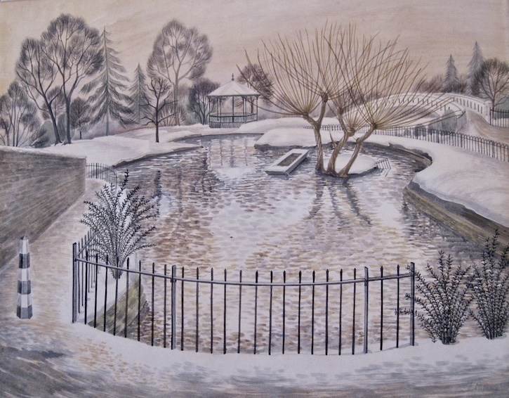 Park in Snow