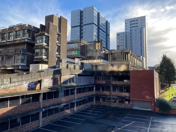 The Anderston Centre, western edge, February 2022