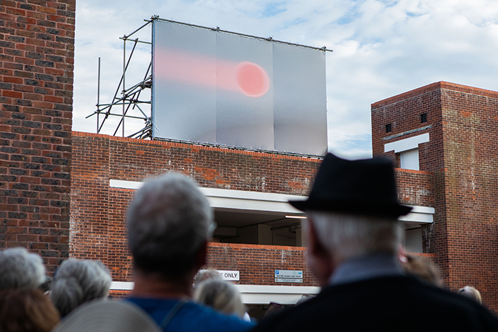 A view of 'Following Ravilious – Newhaven Views', the free public art trail