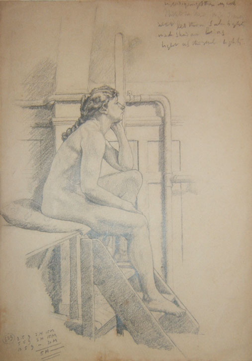 No. 639 – Nude study of female