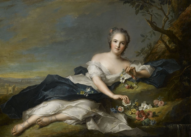 Henriette of France as Flora