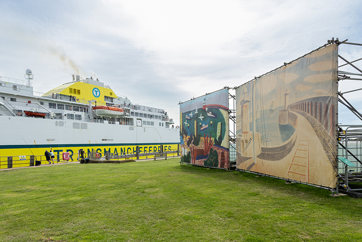 'Following Ravilious – Newhaven Views', the free public art trail