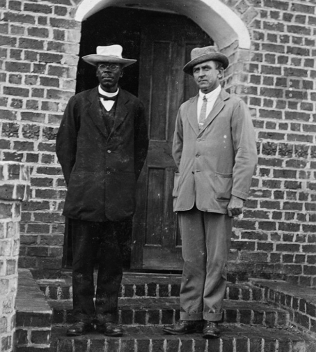 John Chilembwe (left) and John Chorley (right)