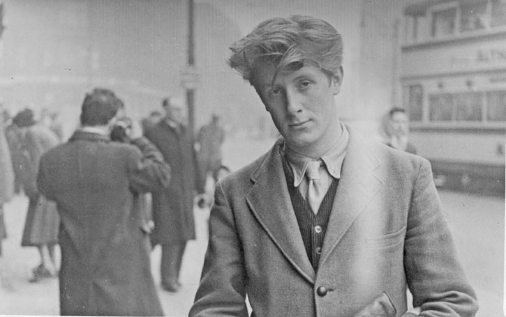 John Hoyland on Sheffield High Street, aged 18