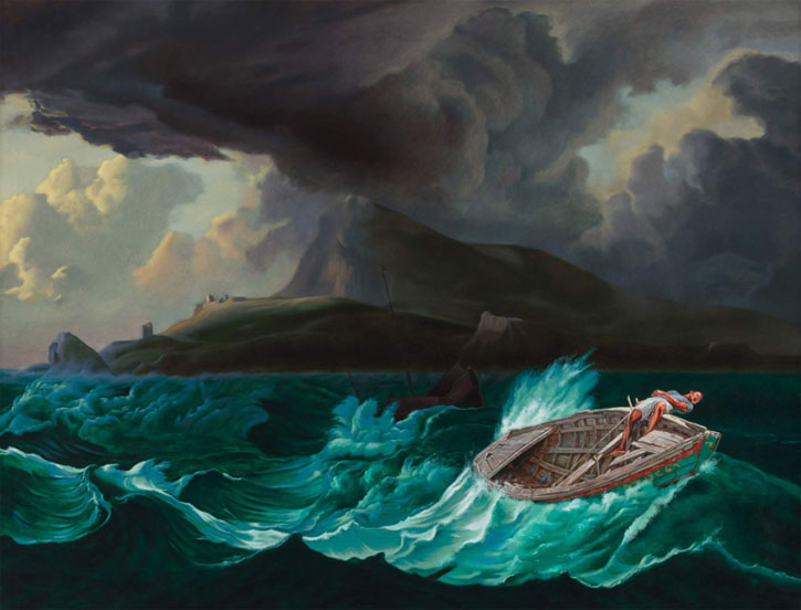 Tempest off a Mountainous Coast (Patrick Laguerre)