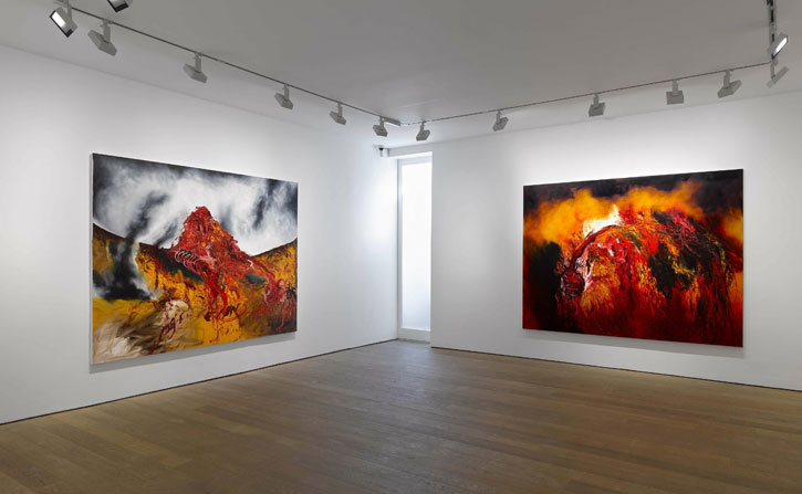 Installation view at Lisson Gallery, London