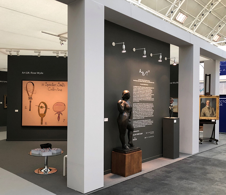 Art UK's exhibition at the London Art Fair in 2018