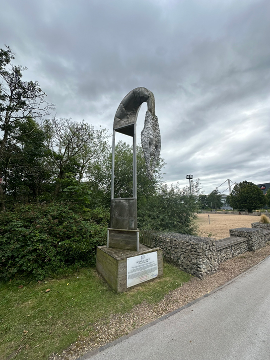 2012, aluminium, stainless steel and titanium sculpture by Luke Burton
